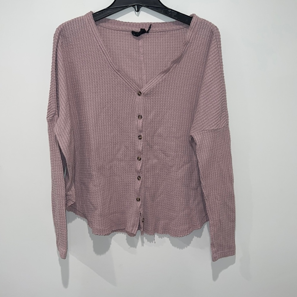 Urban Outfitters Waffle Knit Long Sleeve